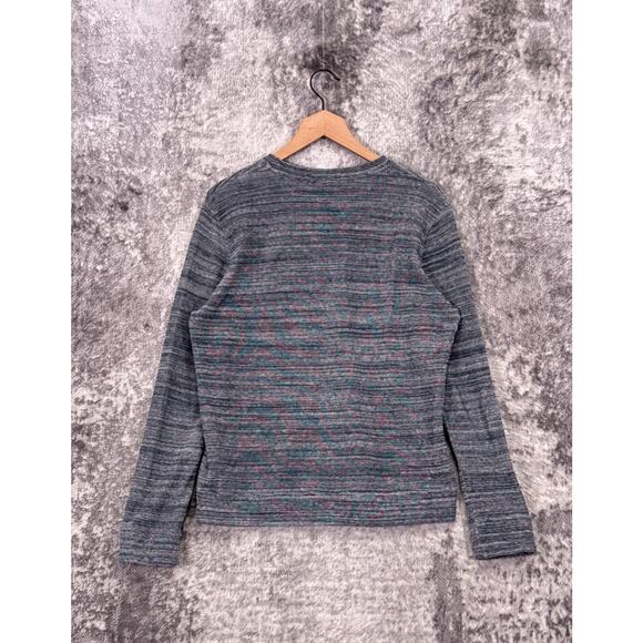 APC Sweater Medium Mens Indigo Blue Cotton Knit Crewneck - Picture 3 of 8